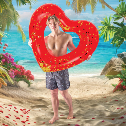 POZA - 48 INCH HEART TUBE - RED GOLD