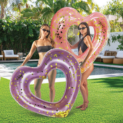 POZA - 48 INCH HEART TUBE - PURPLE GOLD
