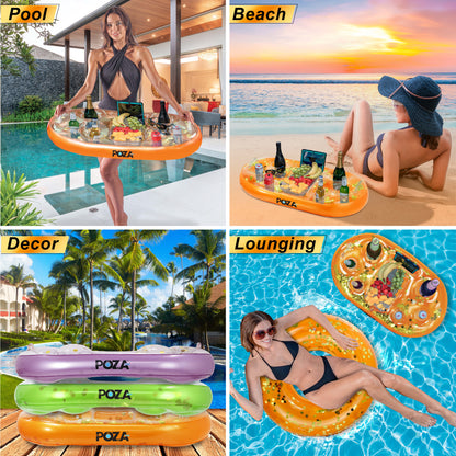 POZA - 39 INCH FLOATING COOLER - ORANGE GOLD