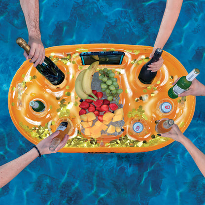 POZA - 39 INCH FLOATING COOLER - ORANGE GOLD