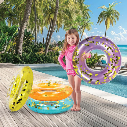 POZA - 23 INCH KIDS TUBE - PURPLE,..BLUE, ORANGE, YELLOW - SET OF 4