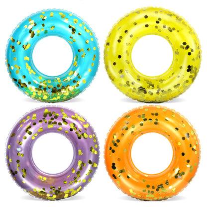 POZA - 23 INCH KIDS TUBE - PURPLE,..BLUE, ORANGE, YELLOW - SET OF 4