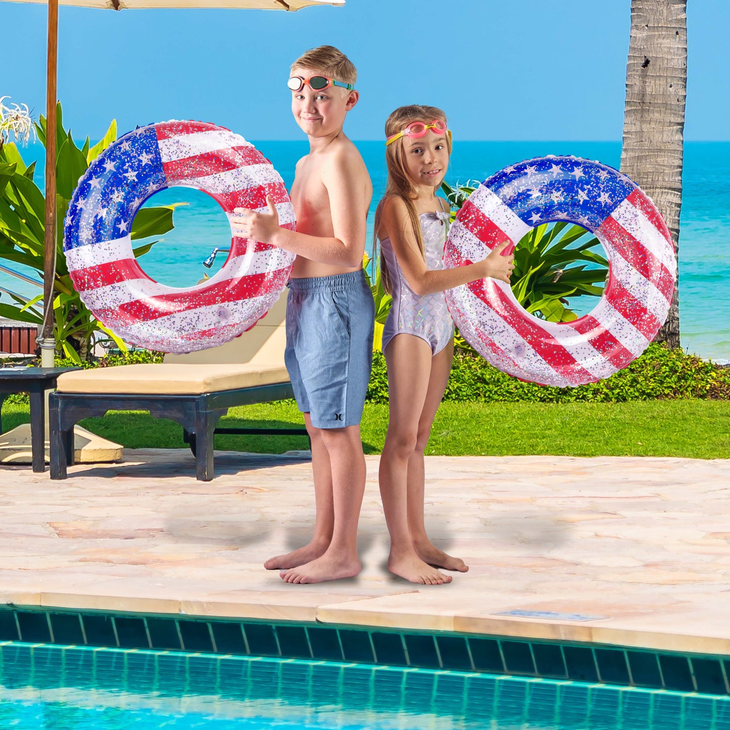 POZA - 23 INCH KIDS TUBE - USA - SET OF 4