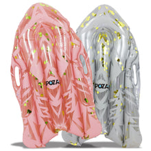 POZA - 43 INCH BODYBOARD WITH HANDLES - SILVER & ROSE GOLD - SET OF 2