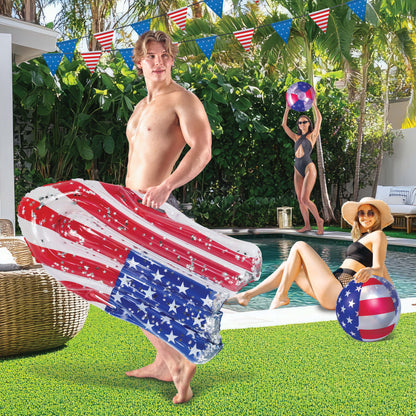 POZA - 43 INCH BODYBOARD WITH HANDLES - USA FLAG - SET OF 2