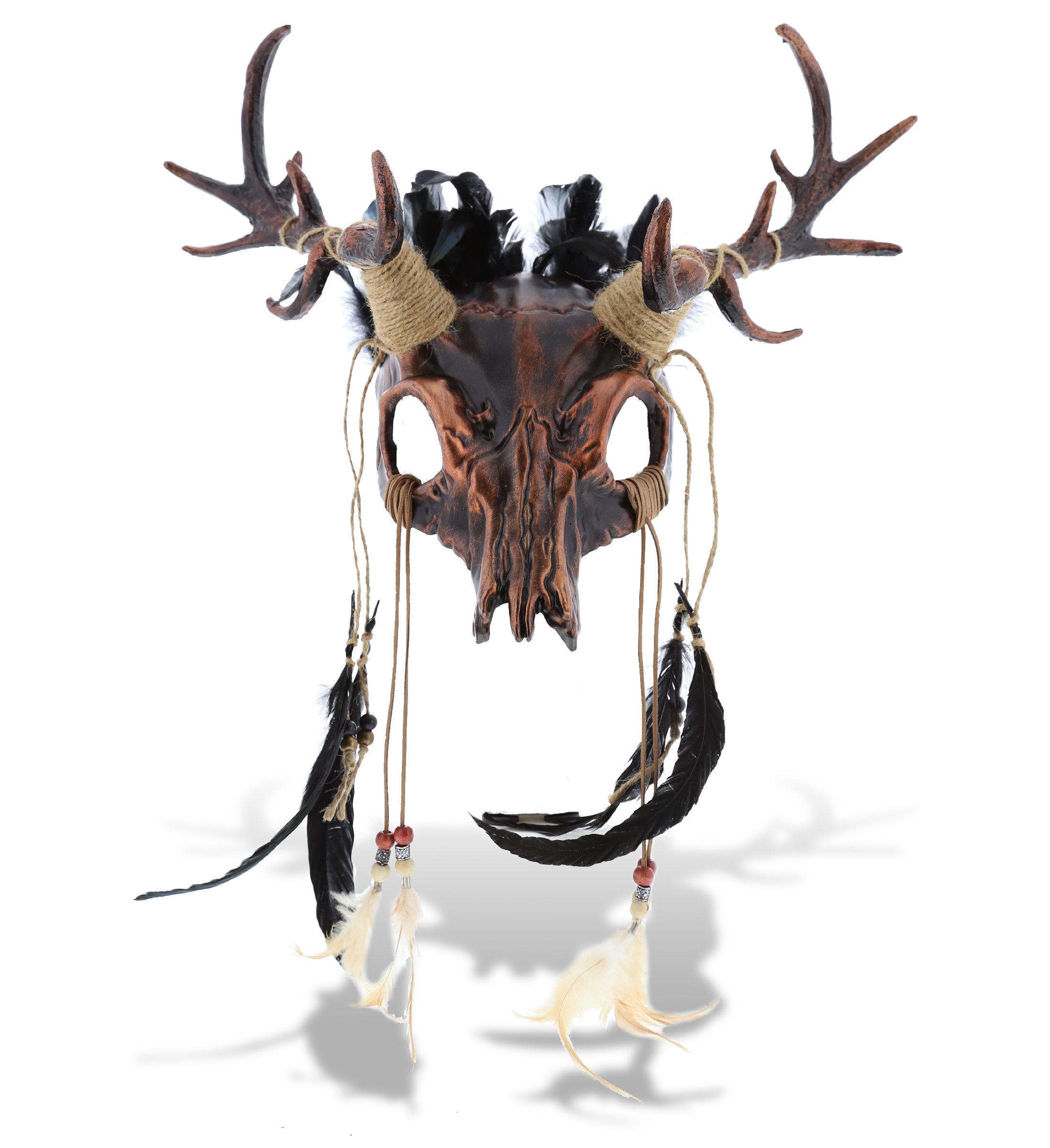 Steampunk - Buck Deer Skull Animal Mask - Copper