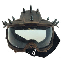 Steampunk - Motorcycle Spiked & Padded Biker Goggles - Bronze
