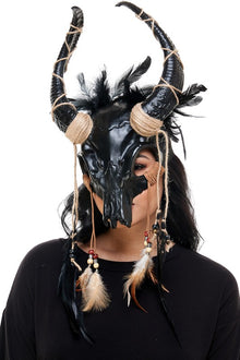 Steampunk - Voodoo Skull Headpiece And Mask