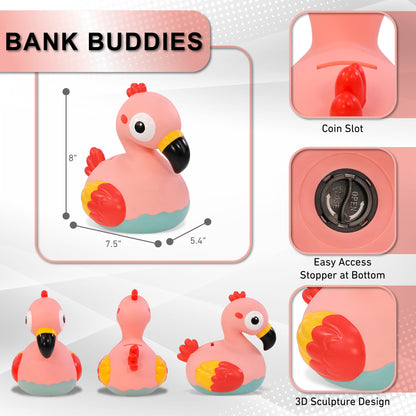 BANK BUDDIES - FLAMINGO