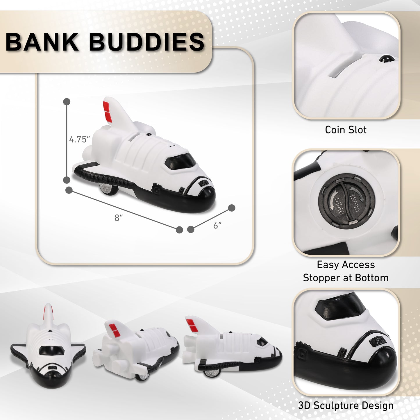 BANK BUDDIES - SPACE SHUTTLE