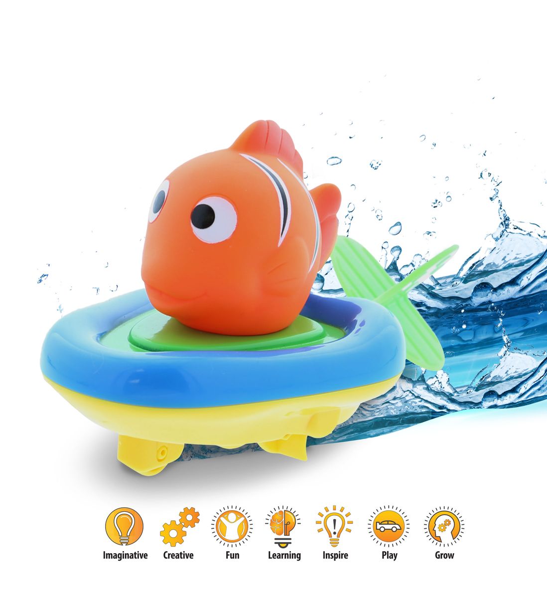 BOAT RACERS BUDDIES - ORANGE REEF FISH