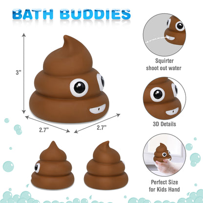 BATH BUDDIES - POOP FACE
