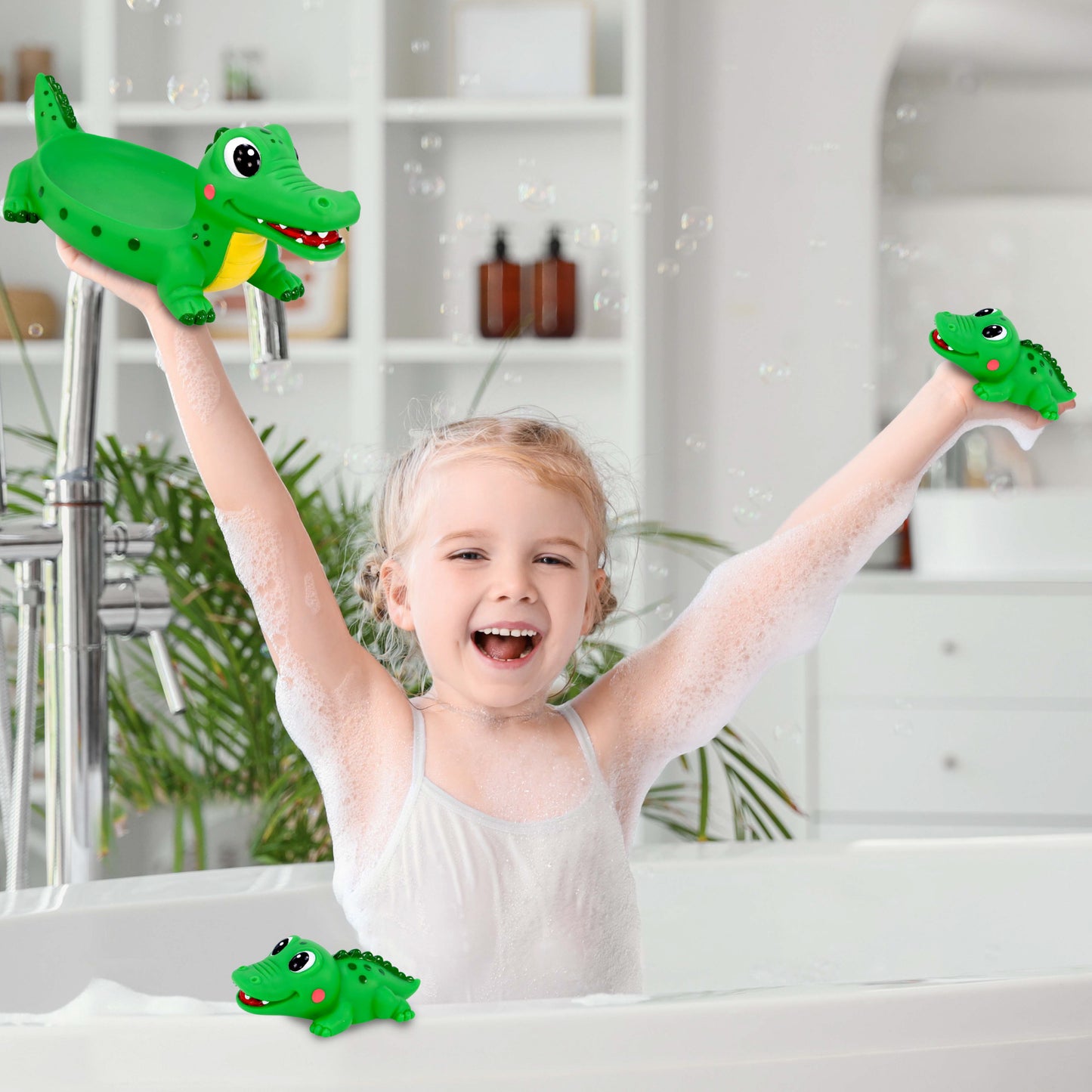 FAMILY BATH BUDDIES - ALLIGATOR