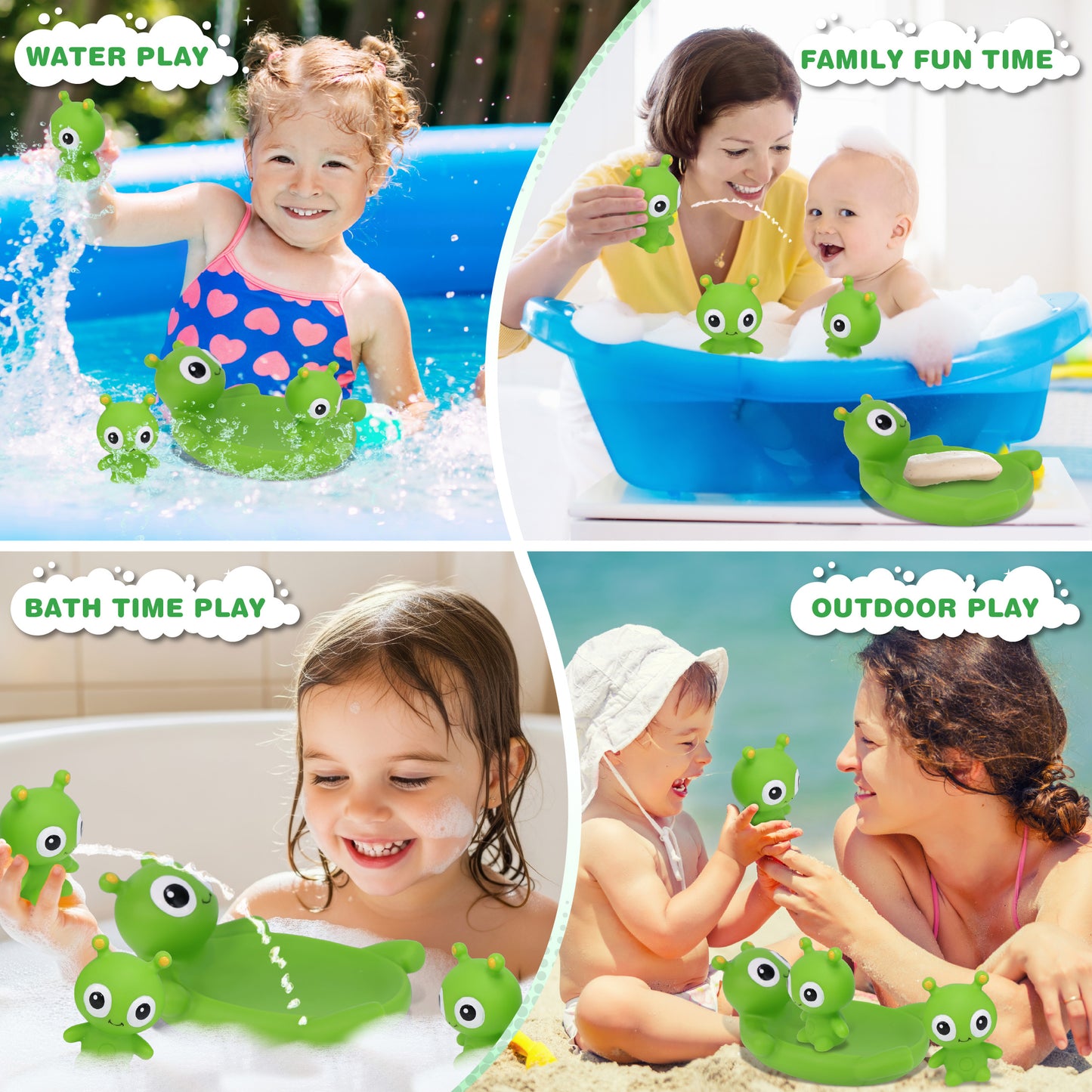 FAMILY BATH BUDDIES - ALIEN
