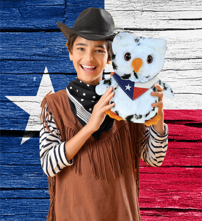 DolliBu Texas Flag Bandana Neck Scarf For Stuffed Animal Costume - 10 inches