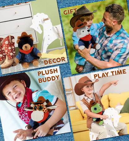PLUSH DRESS-UP - COWBOY SMALL
