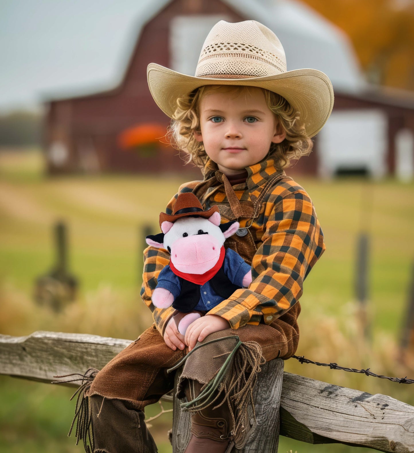 PLUSH DRESS-UP - COWBOY SMALL