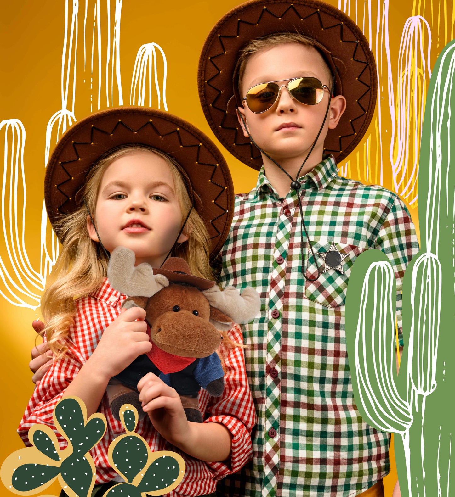 PLUSH DRESS-UP - COWBOY SMALL