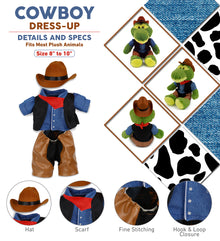 PLUSH DRESS-UP - COWBOY LARGE