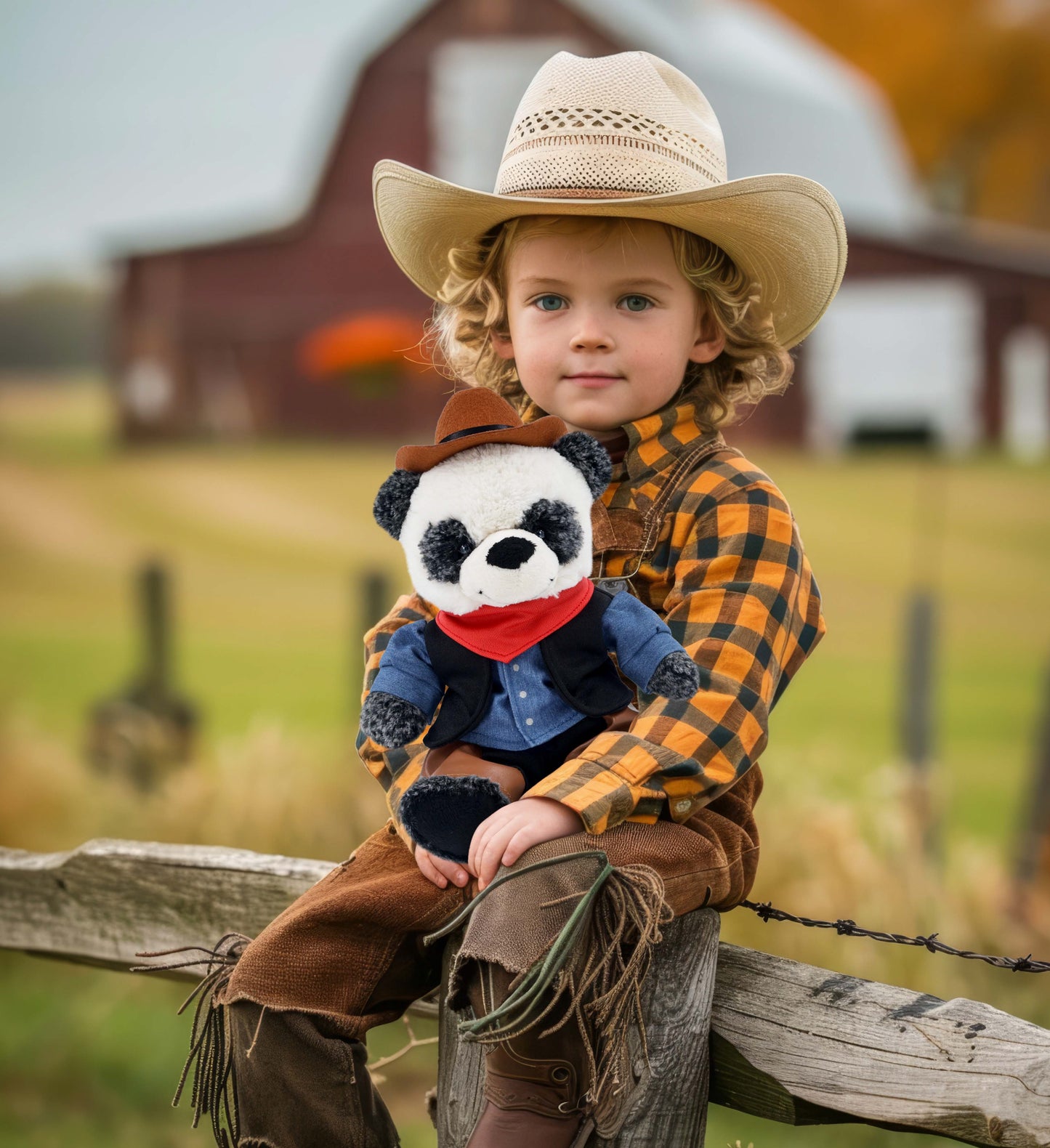 PLUSH DRESS-UP - COWBOY LARGE