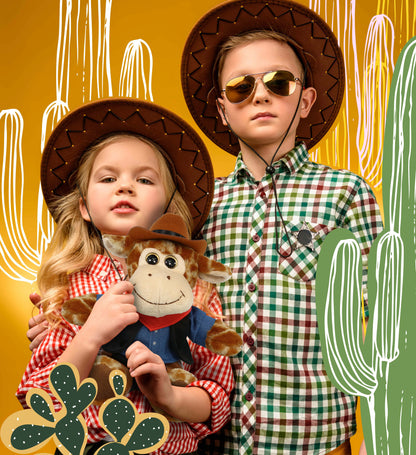 PLUSH DRESS-UP - COWBOY LARGE
