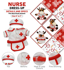 PLUSH DRESS-UP - NURSE SMALL