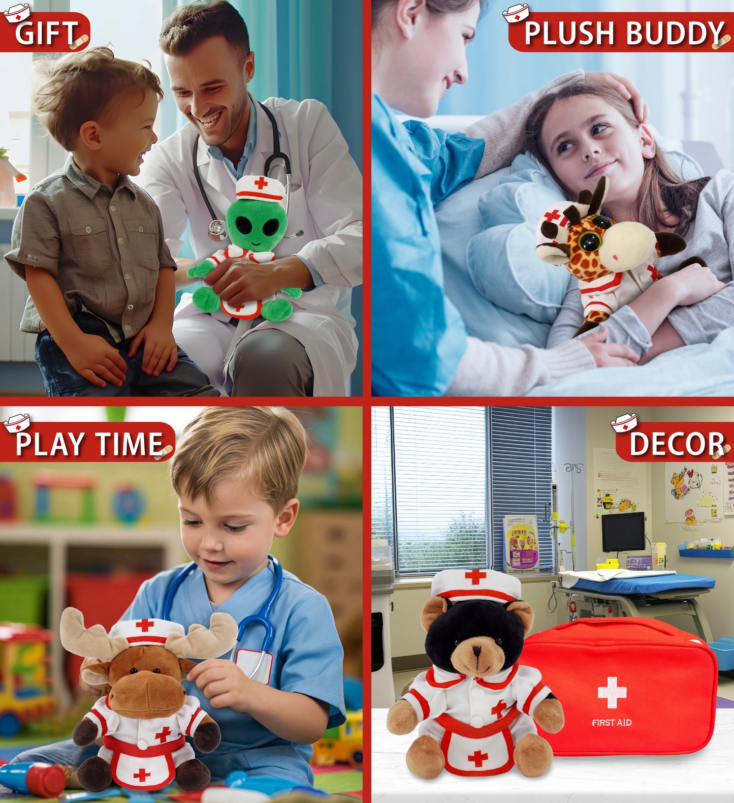 PLUSH DRESS-UP - NURSE SMALL