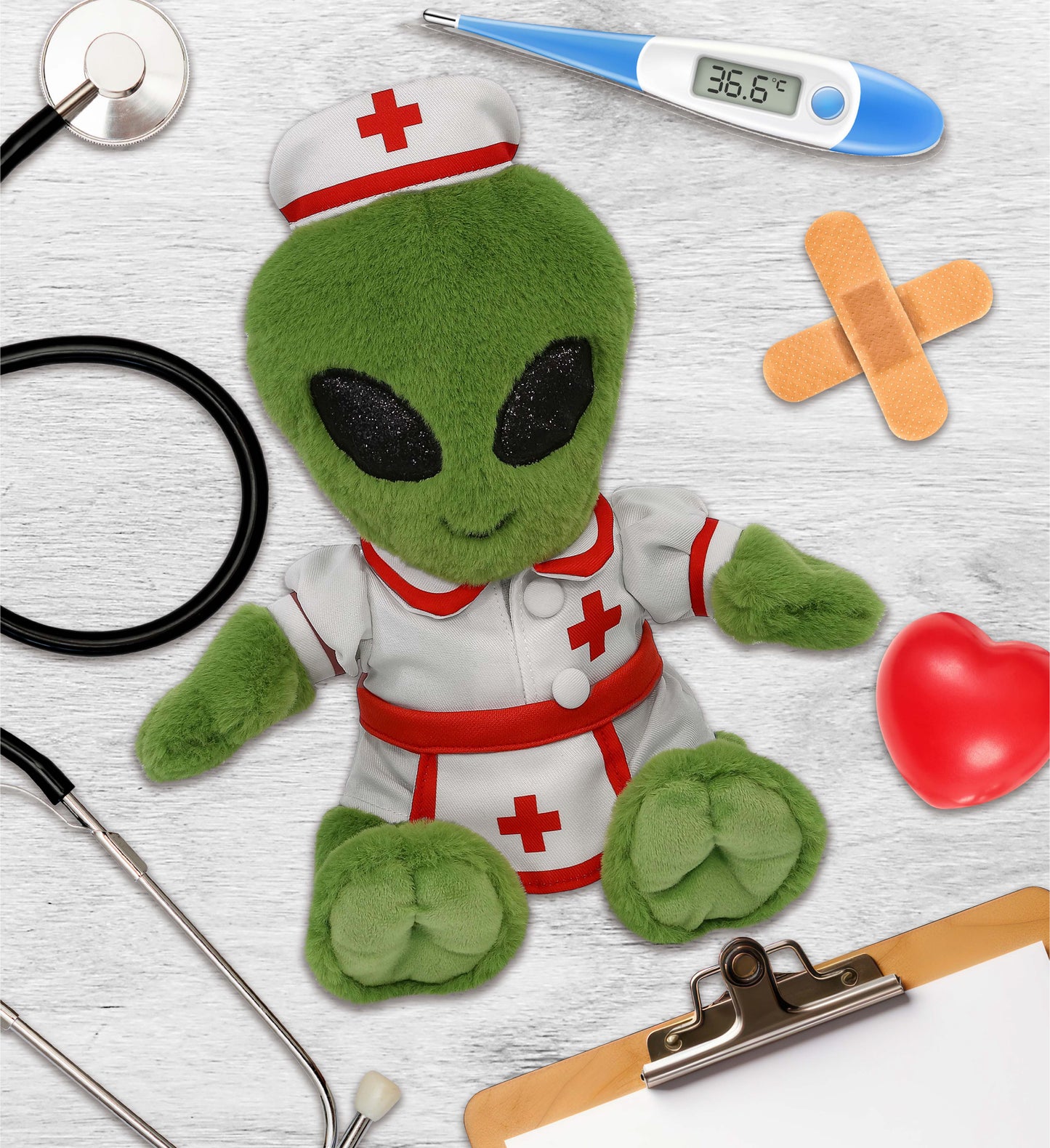 PLUSH DRESS-UP - NURSE LARGE