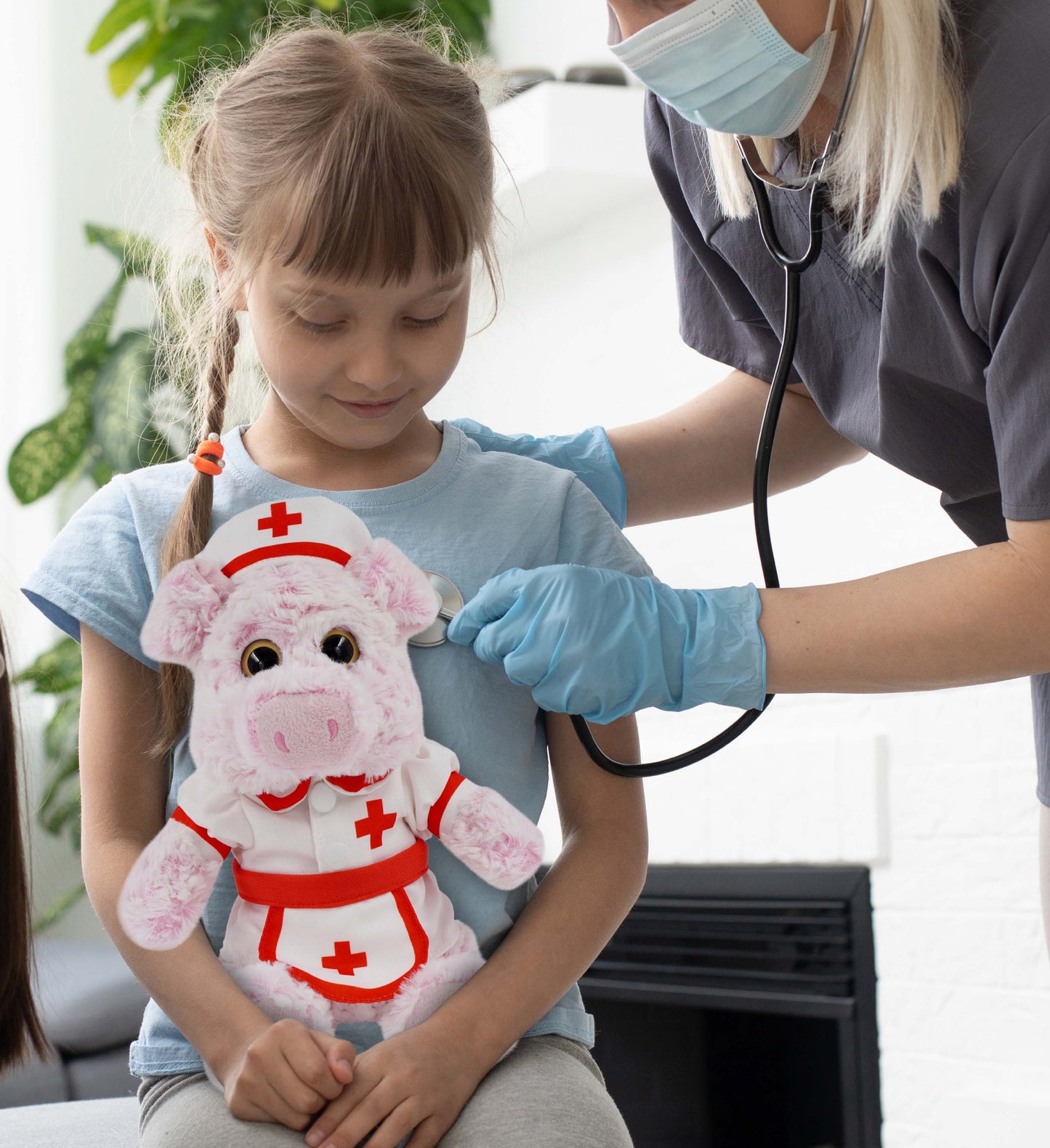 PLUSH DRESS-UP - NURSE LARGE