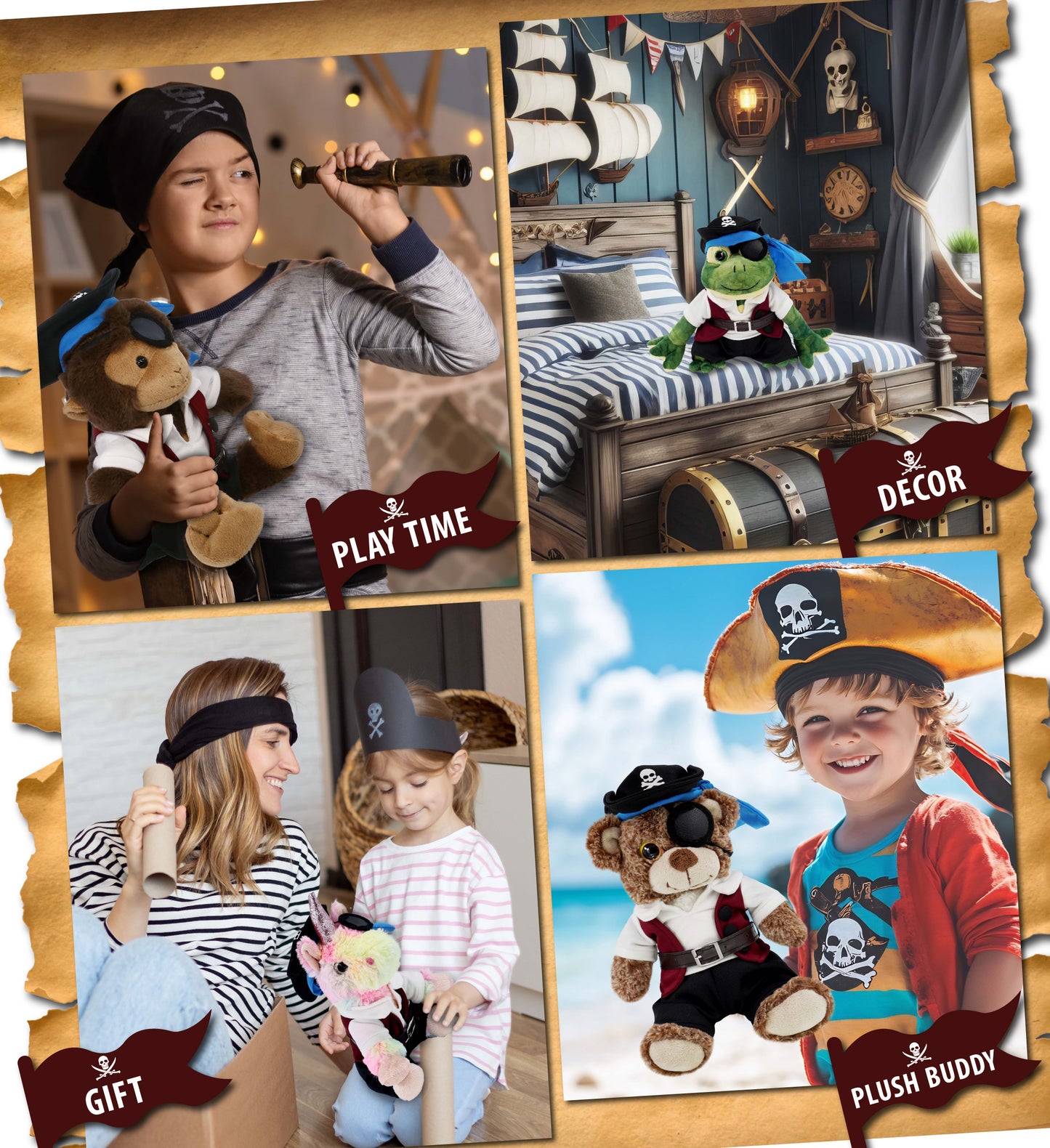 PLUSH DRESS-UP - PIRATE LARGE