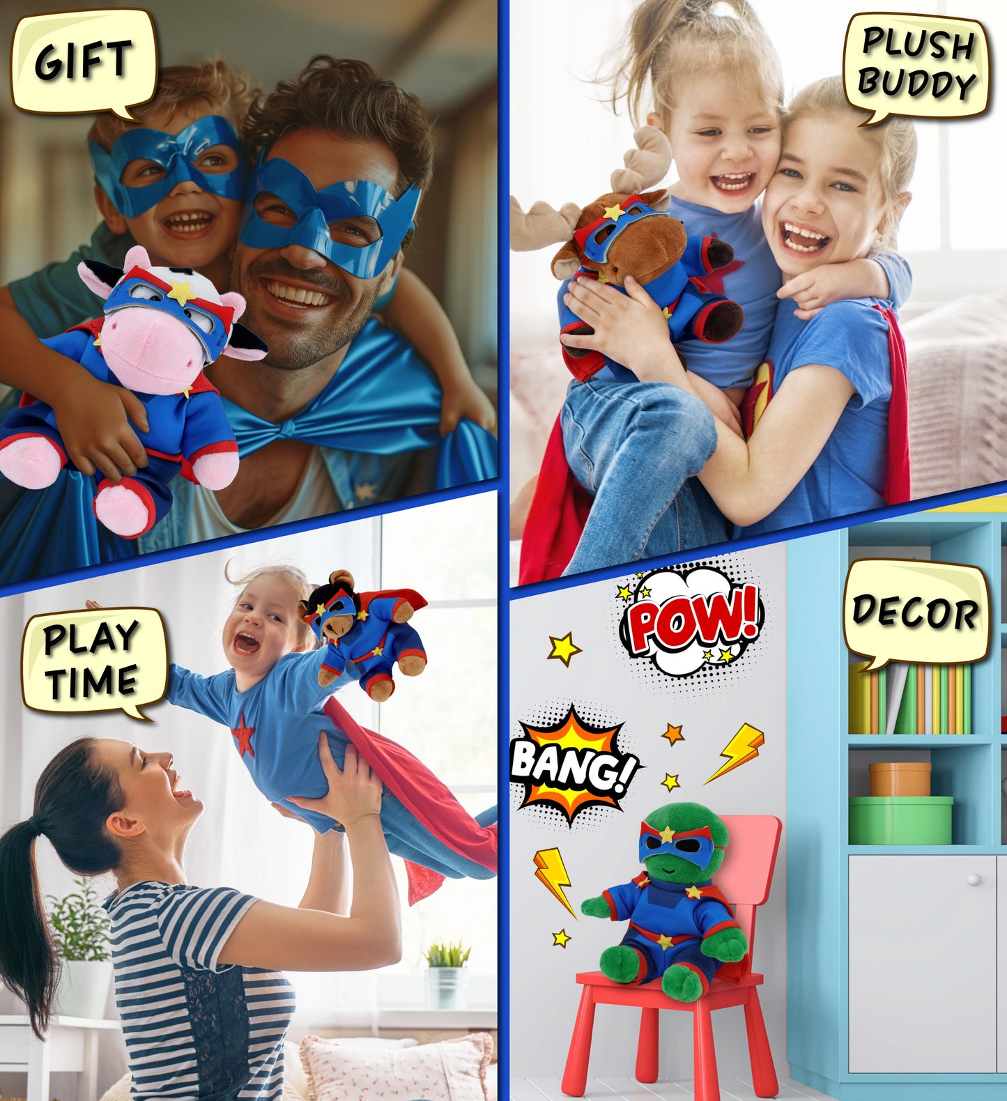 PLUSH DRESS-UP - SUPER HERO SMALL