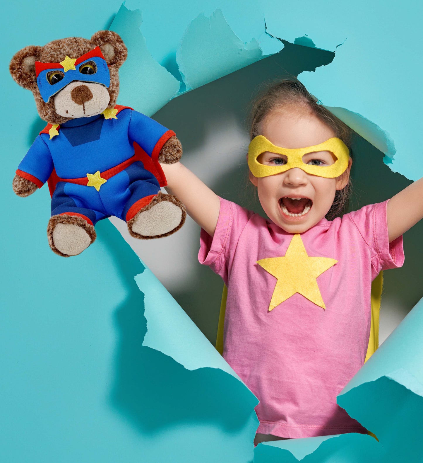 PLUSH DRESS-UP - SUPER HERO LARGE
