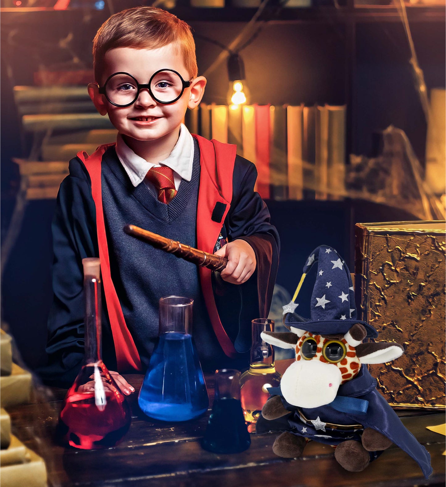 PLUSH DRESS-UP - WIZARD SMALL