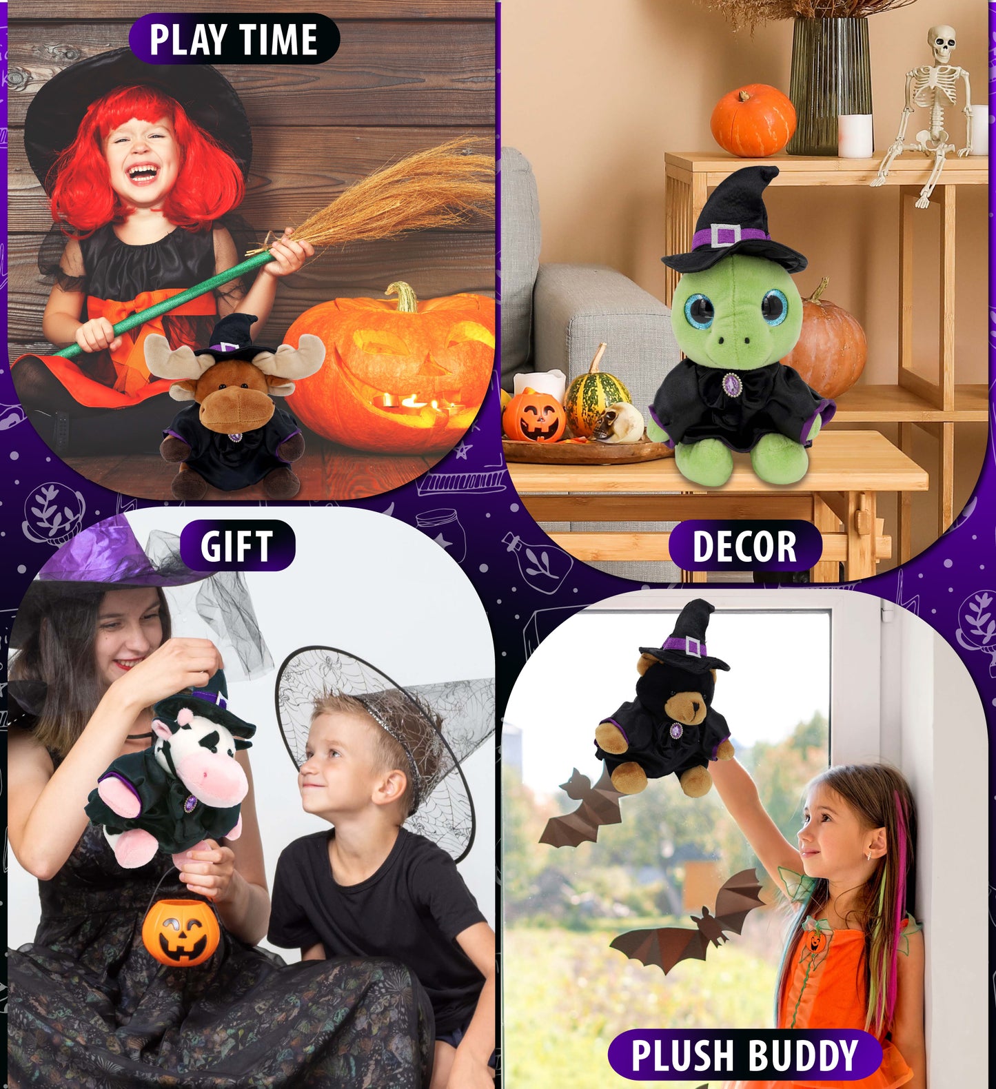 PLUSH DRESS-UP - WITCH SMALL
