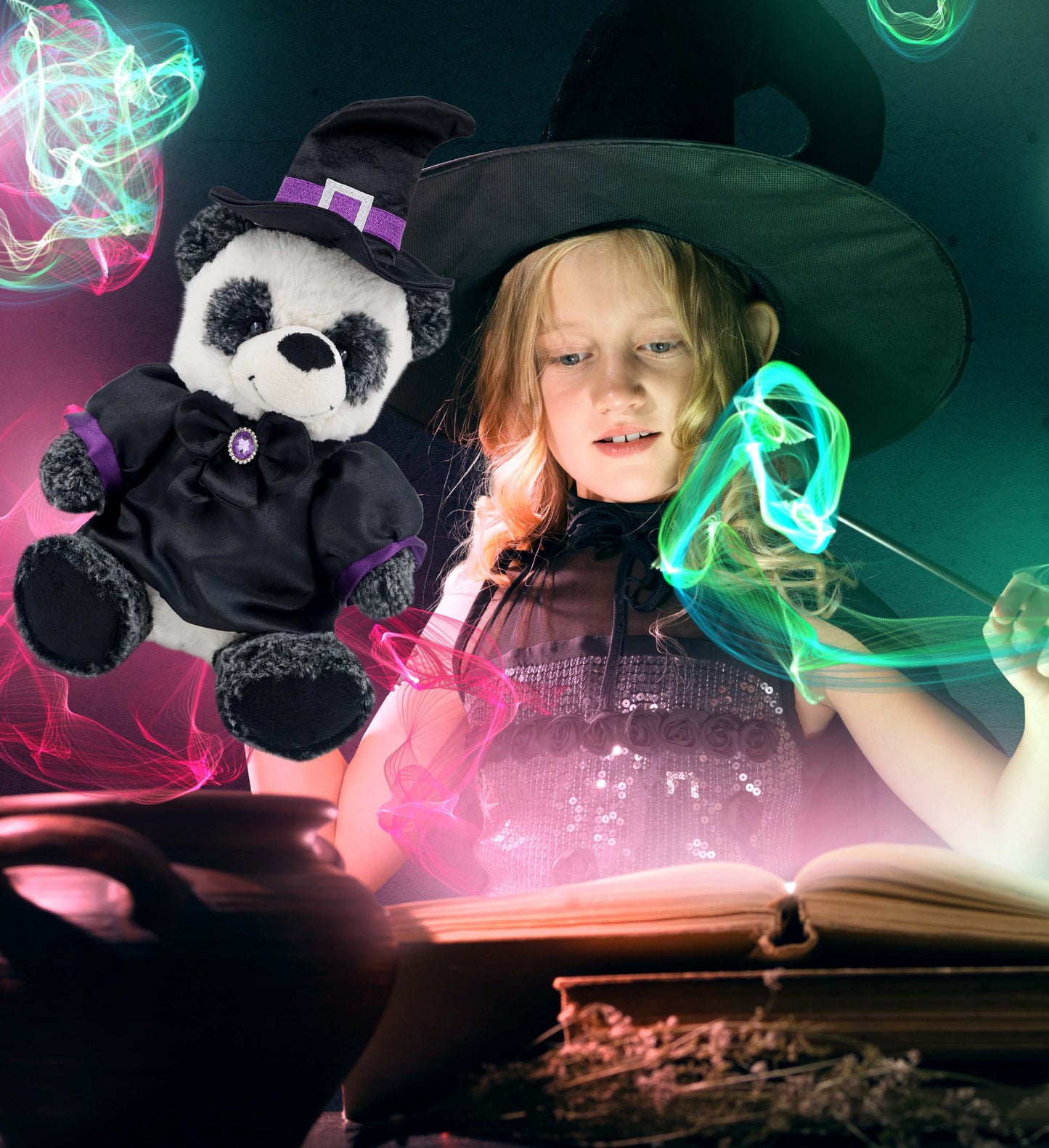 PLUSH DRESS-UP - WITCH LARGE