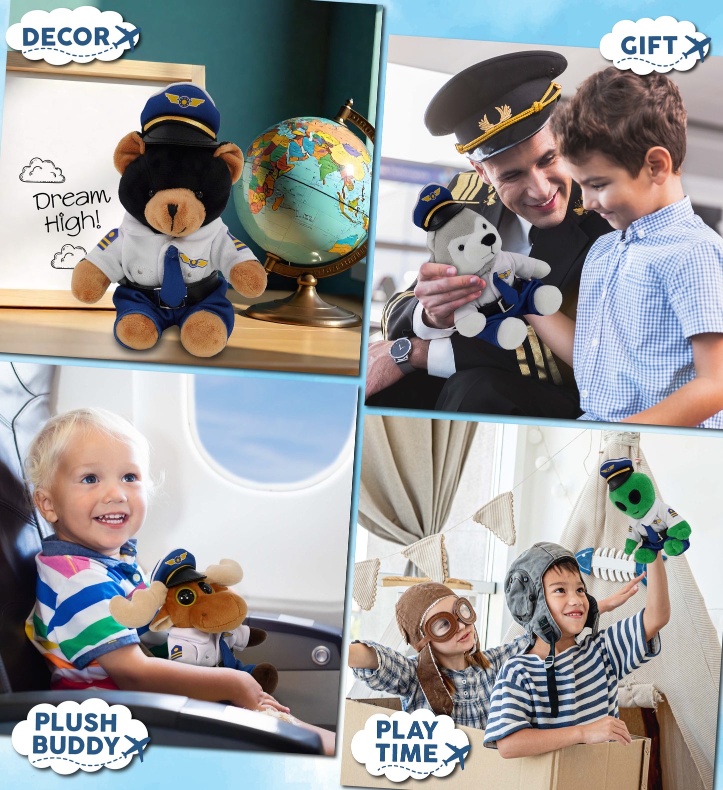 PLUSH DRESS-UP - PILOT SMALL