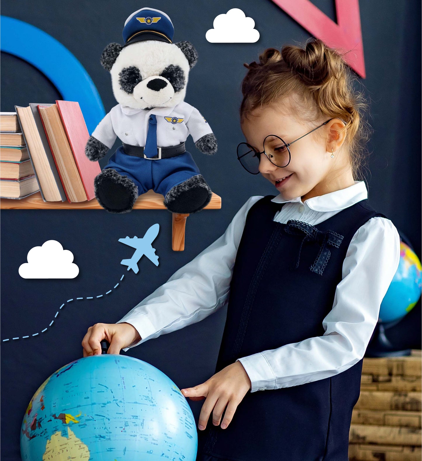 PLUSH DRESS-UP - PILOT LARGE