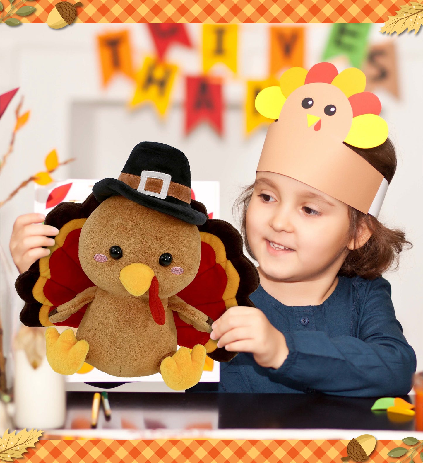 PLUSH - TURKEY 10"