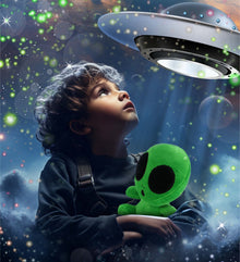 SNUG-MOOSHIES PLUSH - GREEN ALIEN 6"