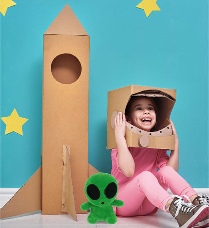 SNUG-MOOSHIES PLUSH - GREEN ALIEN 6"
