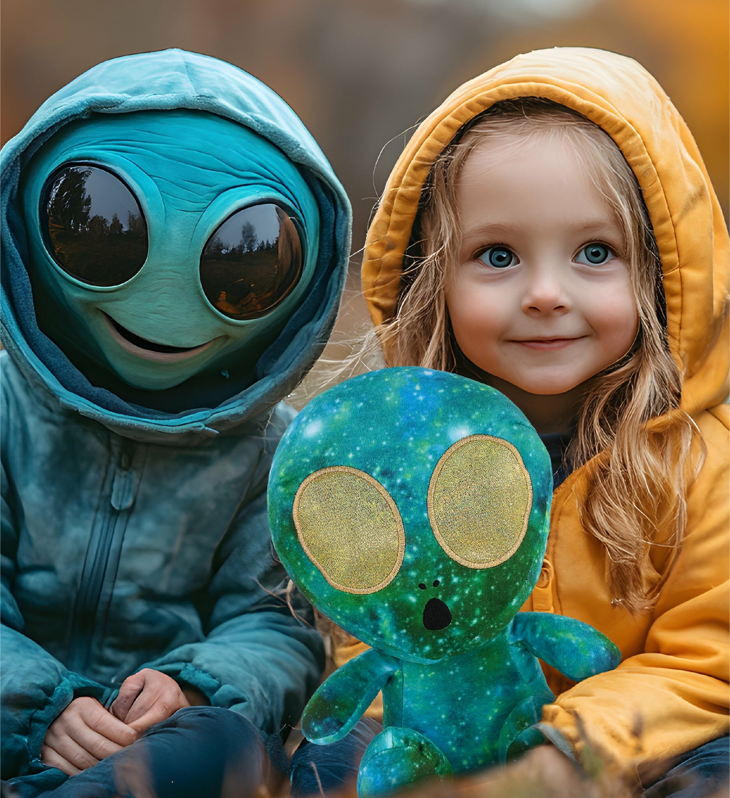 SNUG-MOOSHIES PLUSH - SPACE GREEN ALIEN 12"