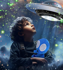 SNUG-MOOSHIES PLUSH - SPACE BLUE ALIEN 6"