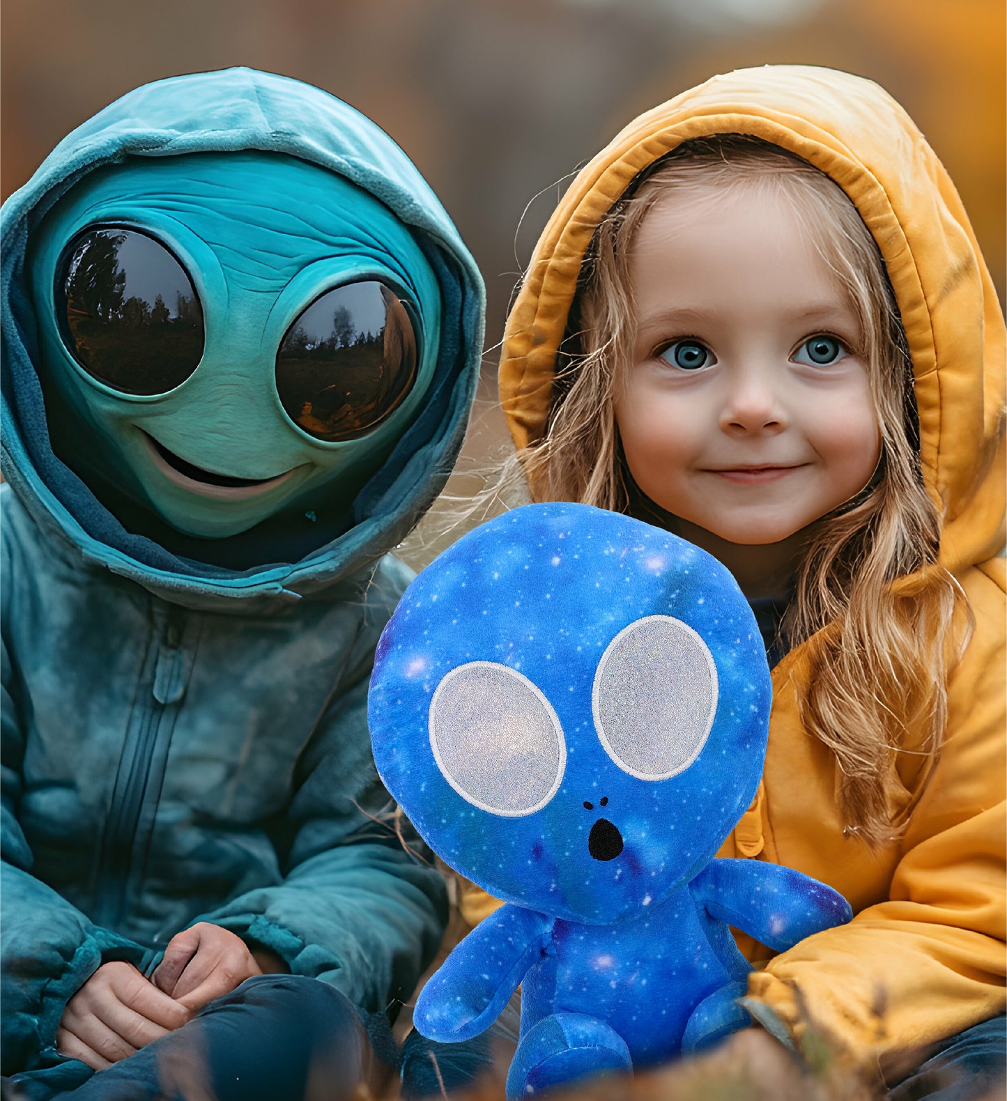SNUG-MOOSHIES PLUSH - SPACE BLUE ALIEN 12"