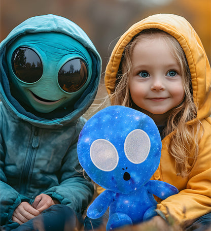 SNUG-MOOSHIES PLUSH - SPACE BLUE ALIEN 12"
