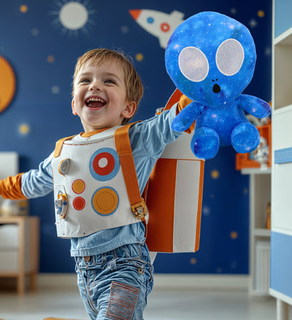 SNUG-MOOSHIES PLUSH - SPACE BLUE ALIEN 12"