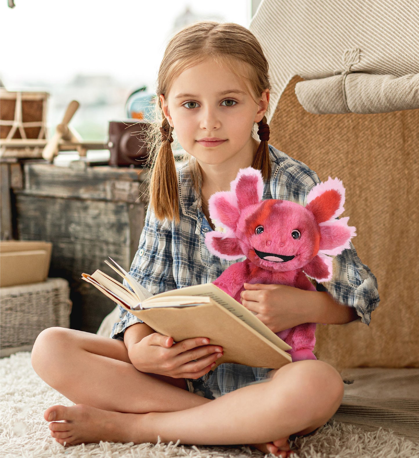 SUPER-SOFT PLUSH - AXOLOTL 9.5"