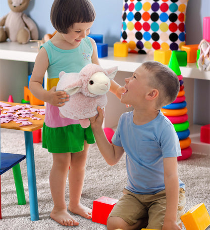 SUPER-SOFT PLUSH - BABY PINK SHEEP 11"