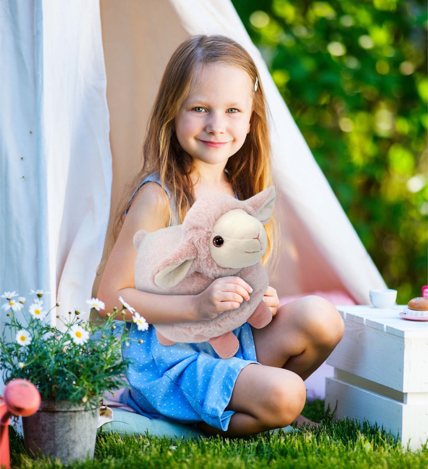 SUPER-SOFT PLUSH - BABY PINK SHEEP 11"