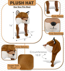 SUPER-SOFT PLUSH HAT - FOX