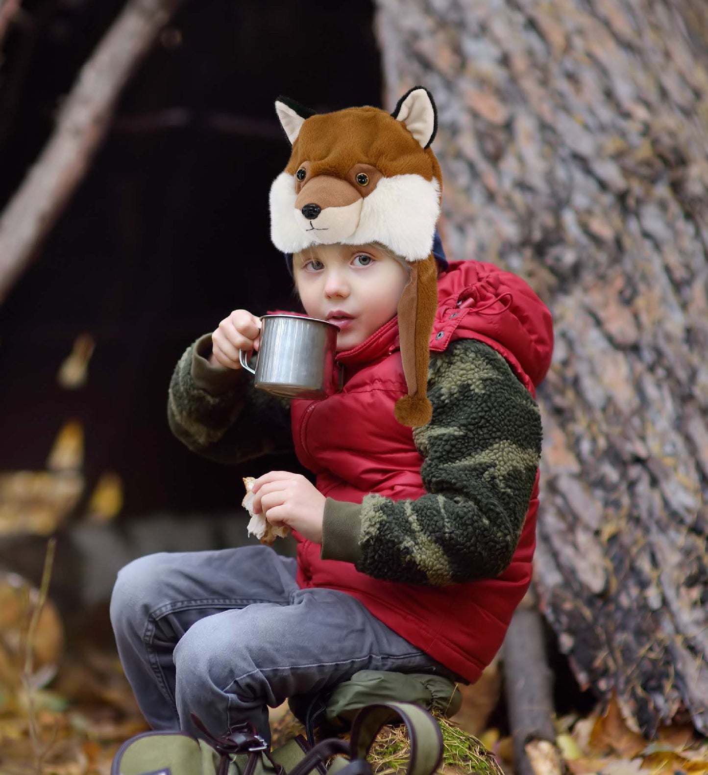 SUPER-SOFT PLUSH HAT - FOX